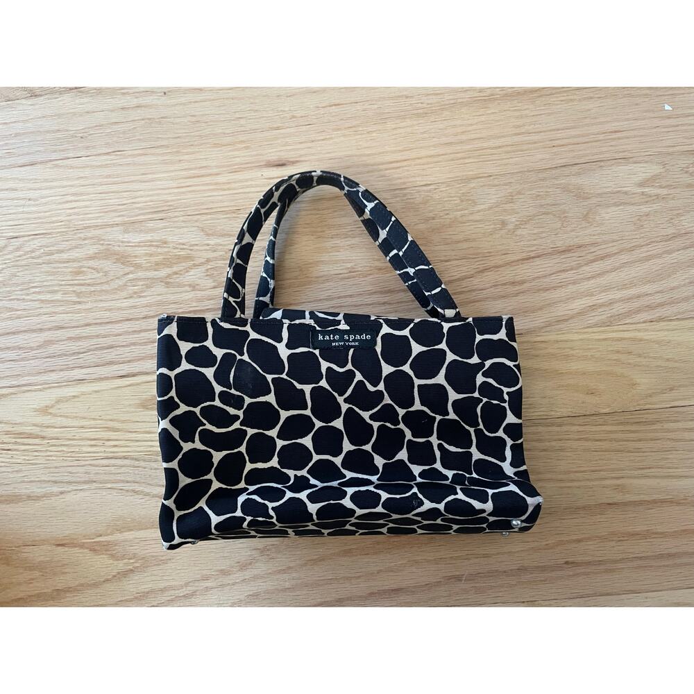 Rare Kate Spade Vintage Giraffe Print Hand Bag Small